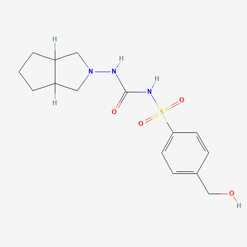 Hydroxy Gliclazide (CAS: 87368-00-1) - Chemical Structure and Molecular Formula 