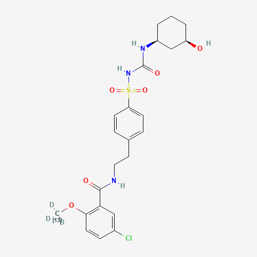 rac cis-3-Hydroxy Glyburide-13C,d3 (CAS: 1217848-91-3) - Related Chemical Product