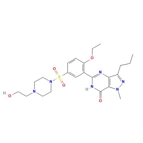 Hydroxyhomo Sildenafil (CAS: 139755-85-4) - Related Chemical Product