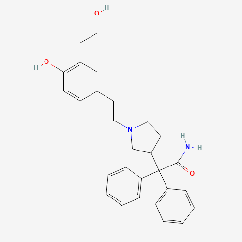 1-[2-[4-Hydroxy-3-(2-hydroxyethyl)phenyl]ethyl]-a,a-diphenyl- (CAS: 215032-24-9) - Related Chemical Product