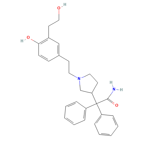 1-[2-[4-Hydroxy-3-(2-hydroxyethyl)phenyl]ethyl]-a,a-diphenyl- (CAS: 215032-24-9) - Related Chemical Product