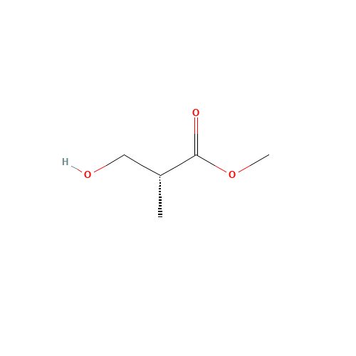 (R)-3-Hydroxyisobutyric Acid Methyl Ester (CAS: 72657-23-9) - Chemical Structure and Molecular Formula 