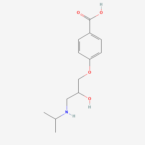 4-(2-Hydroxy-3-isopropylaminopropoxy)benzoic Acid (CAS: 72570-70-8) - Related Chemical Product