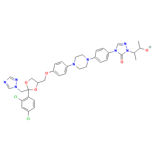 Hydroxy Itraconazole (CAS: 112559-91-8) - Related Chemical Product