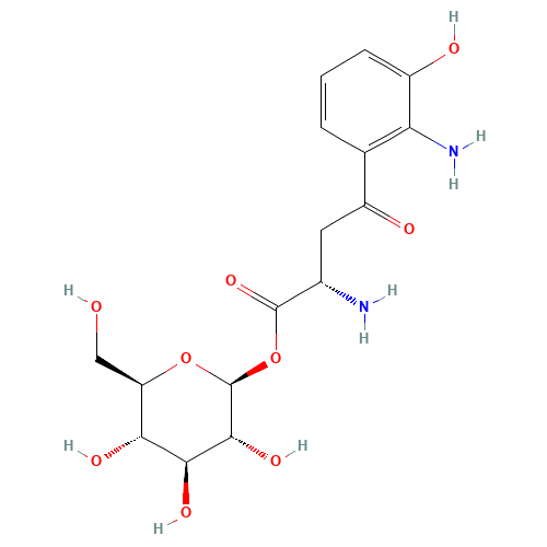 3-Hydroxykynurenine-O-b-glucoside (Mixture of Diastereomers) (CAS: 23224-46-6) - Related Chemical Product