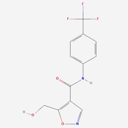 5-Hydroxy Leflunomide (Metabolite M2) (CAS: 1058722-46-5) - Chemical Structure and Molecular Formula 