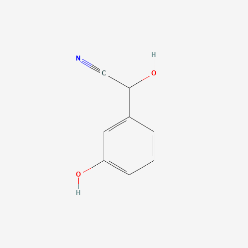 3-Hydroxymandelonitrile (CAS: 53313-95-4) - Chemical Structure and Molecular Formula 