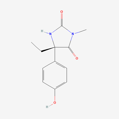 (S)-4-Hydroxy Mephenytoin (CAS: 82695-93-0) - Chemical Structure and Molecular Formula 