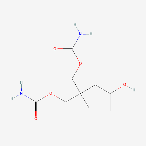 Hydroxy Meprobamate (CAS: 3567-43-9) - Chemical Structure and Molecular Formula 