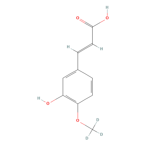 3-Hydroxy-4-methoxycinnamic Acid-d3 (Isoferulic Acid-d3) (CAS: 1028203-97-5) - Related Chemical Product