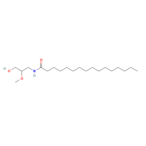 (±)-N-(3-Hydroxy-2-methoxypropyl)-hexadecanamide (CAS: 112988-96-2) - Related Chemical Product