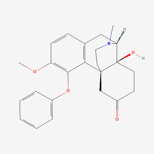 14-Hydroxy-3-methoxy-N-methyl-6-oxo-4-phenoxy-morphinan (CAS: 21030-81-9) - Related Chemical Product