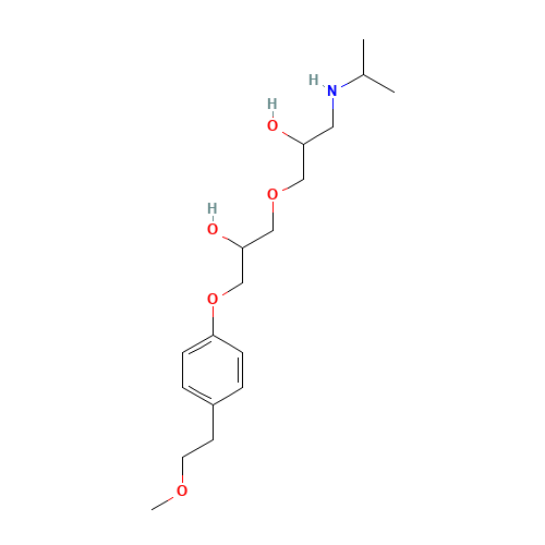 3-[2-Hydroxy-3-[4-(2-methoxyethyl)phenoxy]propoxy]-1-isopropylamino-2-propanol (Mixture of Diasteromers) (CAS: 163685-37-8) - Related Chemical Product