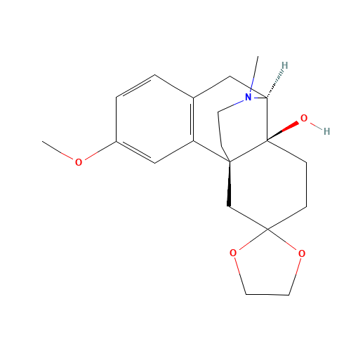 14-Hydroxy-3-methoxy-17-methyl-6-oxo-morphinan 6-Ethylene Ketal (CAS: 21020-35-9) - Related Chemical Product