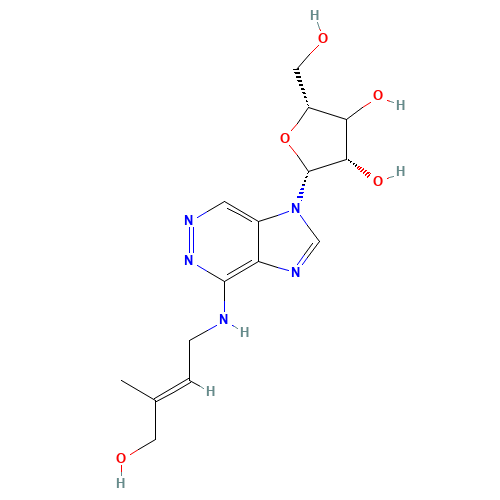 6-[(E)-4-Hydroxy-3-methylbut-2-enylamino]-9-b-D-ribofuranosylpurine (CAS: 1009341-51-8) - Related Chemical Product