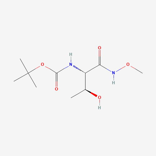 [S-(R*,R*)]-[2-Hydroxy-1-[(methoxyamino)carbonyl]propyl]-carbamic Acid 1,1-Dimethylethyl Ester (CAS: 80543-39-1) - Related Chemical Product