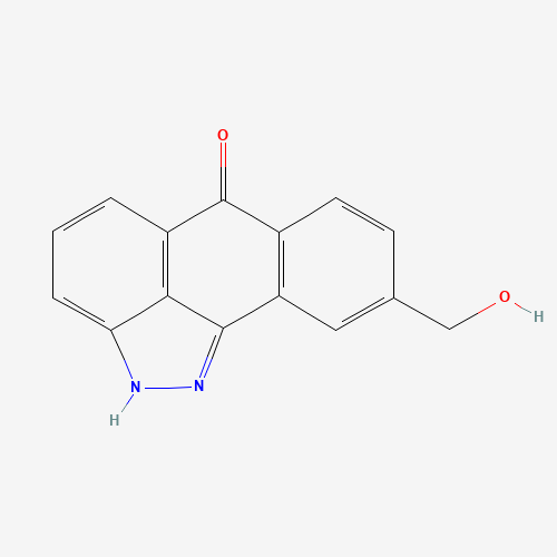 9-Hydroxymethyl-2H-dibenzo[cd,g]indazole-6-one (CAS: 1076198-26-9) - Chemical Structure and Molecular Formula 