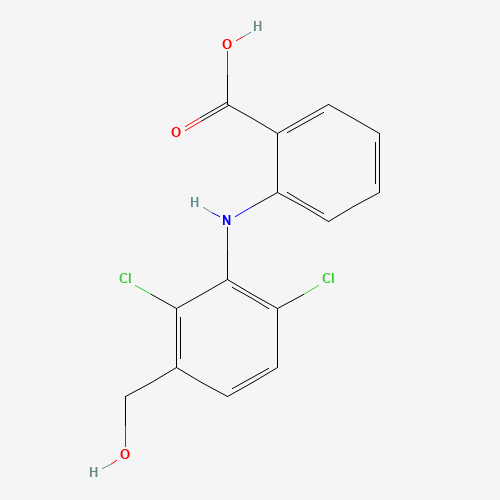 3-Hydroxymethyl Meclofenamic Acid (CAS: 67318-61-0) - Chemical Structure and Molecular Formula 