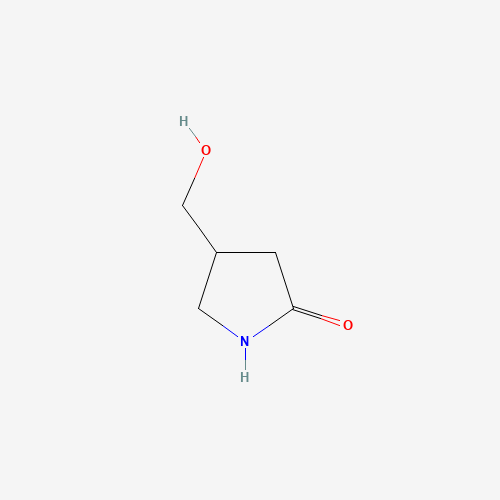 4-(Hydroxymethyl)-2-pyrrolidinone (CAS: 64320-89-4) - Chemical Structure and Molecular Formula 