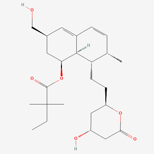 6'-Hydroxymethyl Simvastatin (CAS: 114883-29-3) - Chemical Structure and Molecular Formula 