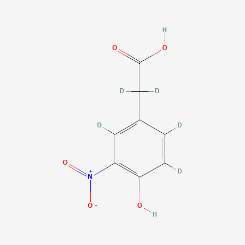 4-Hydroxy-3-nitrophenylacetic Acid-d5 (CAS: 929709-59-1) - Related Chemical Product