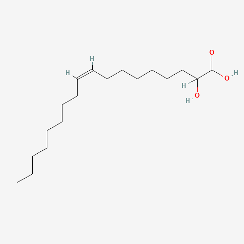 2-Hydroxy Oleic Acid (CAS: 56472-29-8) - Chemical Structure and Molecular Formula 