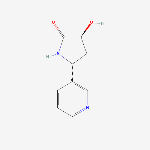 3-trans-Hydroxy Norcotinine (CAS: 1292911-83-1) - Chemical Structure and Molecular Formula 
