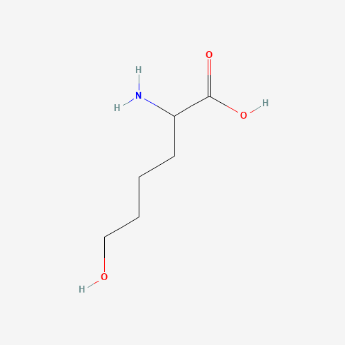 DL-6-Hydroxy Norleucine chemical structure DL-6-Hydroxy Norleucine (CAS: 305-77-1) - Chemical Structure and Molecular Formula