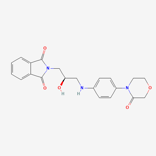 4-[((2R)-Hydroxy-3-phthalimido)propylamine]phenyl-3-morpholinone (CAS: 446292-07-5) - Related Chemical Product