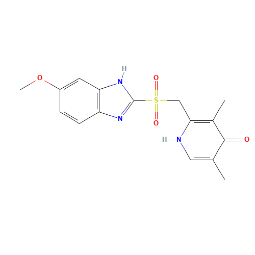 4-Hydroxy Omeprazole Sulfone (CAS: 1346600-70-1) - Chemical Structure and Molecular Formula 