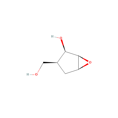 (1R,2R,3S,5S)-2-Hydroxy-6-oxabicyclo[3.1.0]hexane-3-methanol (CAS: 905580-84-9) - Chemical Structure and Molecular Formula 