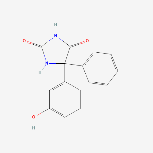 3-Hydroxy Phenytoin (CAS: 30074-03-4) - Chemical Structure and Molecular Formula 