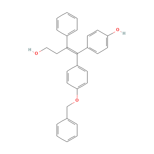 (E)-γ-[(4-Hydroxyphenyl)[4-(phenylmethoxy)phenyl]methylene]benzenepropanol (CAS: 176671-76-4) - Related Chemical Product