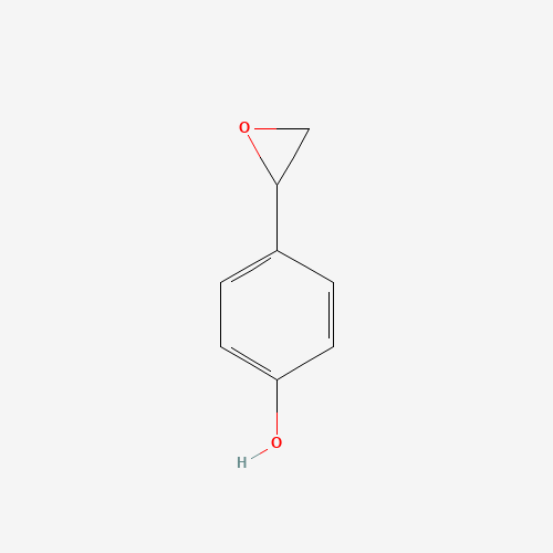 2-(4-Hydroxyphenyl)oxirane (CAS: 93835-83-7) - Chemical Structure and Molecular Formula 