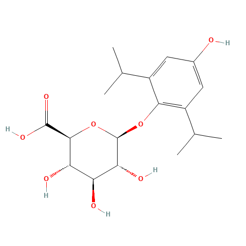4-Hydroxy Propofol 1-O-b-D-Glucuronide (CAS: 114991-25-2) - Related Chemical Product