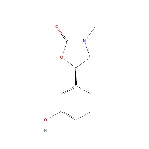 (R)-5-(3-Hydroxyphenyl)-3-methyl-2-oxazolidinone (CAS: 110193-49-2) - Related Chemical Product
