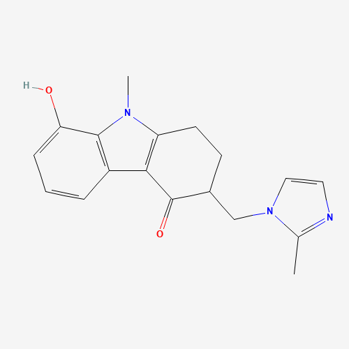 8-Hydroxy Ondansetron (CAS: 126671-71-4) - Chemical Structure and Molecular Formula 
