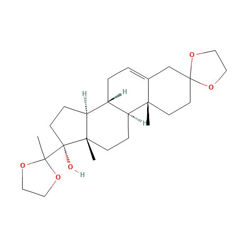 17a-Hydroxypregn-5-ene-3,20-dione-3,20-bis(ethyleneketal) (CAS: 3386-00-3) - Related Chemical Product