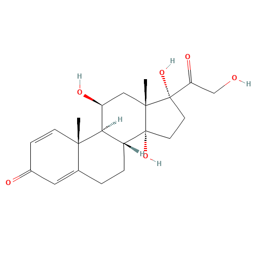 14a-Hydroxy Prednisolone (CAS: 95815-58-0) - Chemical Structure and Molecular Formula 