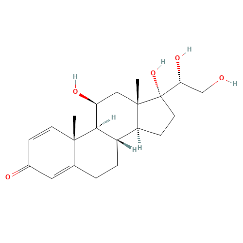 20b-Hydroxy Prednisolone (CAS: 15847-24-2) - Chemical Structure and Molecular Formula 