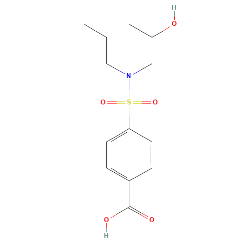 2-Hydroxy Probenacid (CAS: 28242-02-6) - Chemical Structure and Molecular Formula 