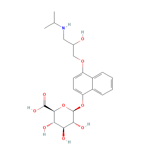 4-Hydroxy Propranolol b-D-Glucuronide (Mixture of Diastereomers) (CAS: 94731-13-2) - Related Chemical Product
