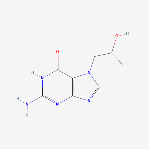 7-(2-Hydroxypropyl)guanine (CAS: 56247-84-8) - Chemical Structure and Molecular Formula 