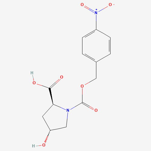(2S,4R)-4-Hydroxy-1,2-pyrrolidinedicarboxylic Acid 1-(4-Nitrobenzyl) Ester (CAS: 96034-57-0) - Related Chemical Product