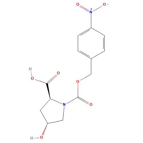 (2S,4R)-4-Hydroxy-1,2-pyrrolidinedicarboxylic Acid 1-(4-Nitrobenzyl) Ester (CAS: 96034-57-0) - Related Chemical Product