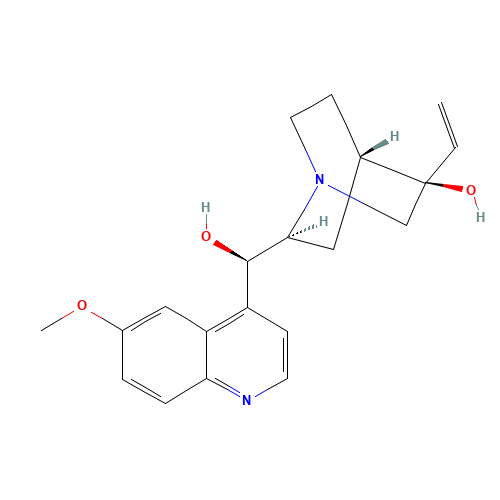 (3R)-3-Hydroxy Quinine (CAS: 128241-59-8) - Chemical Structure and Molecular Formula 