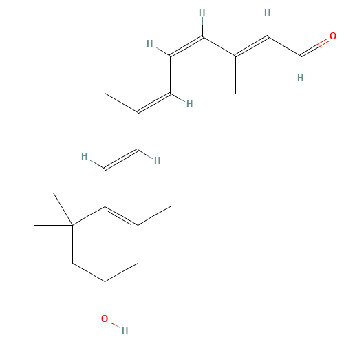 rac 11-cis-3-Hydroxy Retinal (CAS: 102918-00-3) - Related Chemical Product