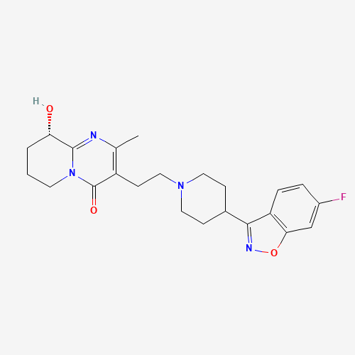 (S)-9-Hydroxy Risperidone (CAS: 147663-01-2) - Chemical Structure and Molecular Formula 