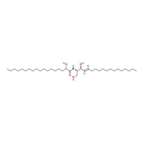 N-(2-Hydroxystearoyl) Sphingosine (CAS: 34249-41-7) - Related Chemical Product