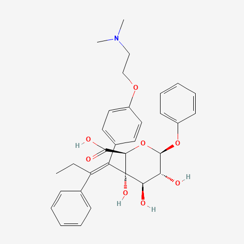 (Z)-4-Hydroxy Tamoxifen O-b-D-Glucuronide (CAS: 128255-45-8) - Related Chemical Product